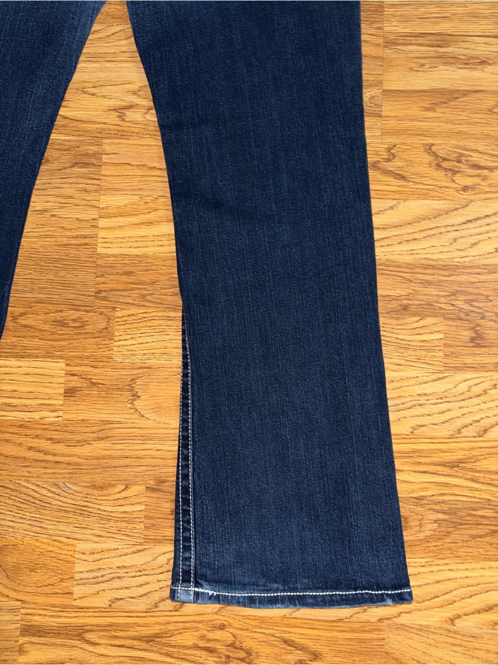 Maurices Premium Denim Bootcut Jeans Juniors Size 15/16 Embroidered Stitching - Picture 5 of 16